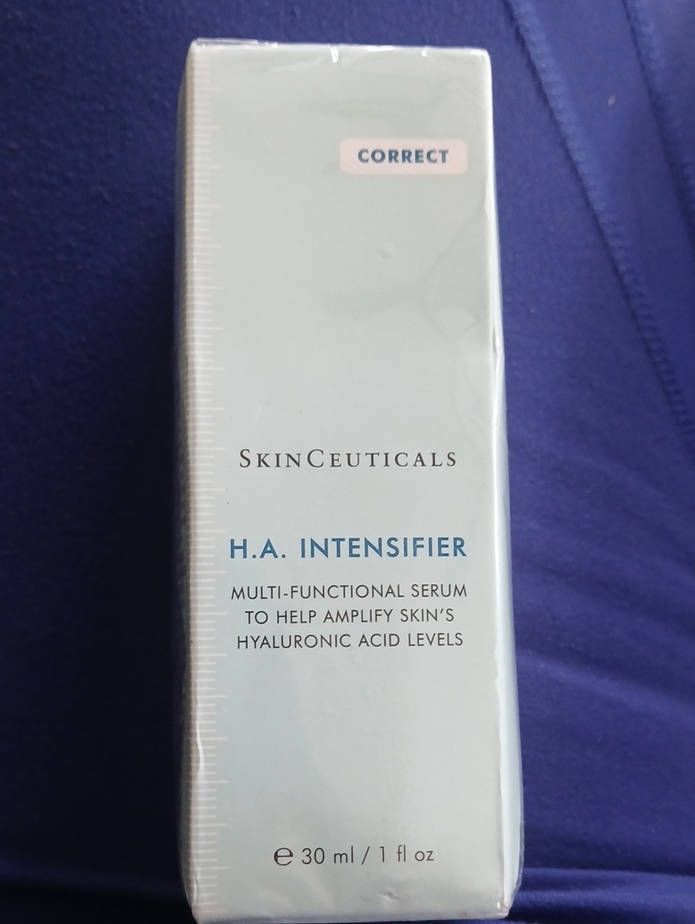 SkinCeuticals H.A. Intensifier in Light Blue and Dark Blue Packaging